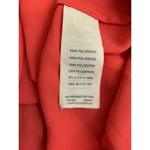 J Crew Coral Pink Scoop Neck Short Sleeve top - Picture 6 of 9